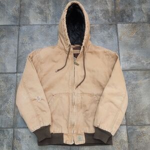 Vintage Y2K Wolverine Men's Small Canvas Quilted Full Zip Workwear Jacket